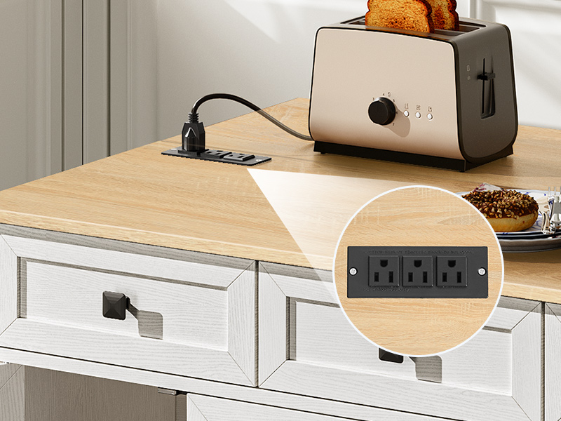 rolling kitchen island cart