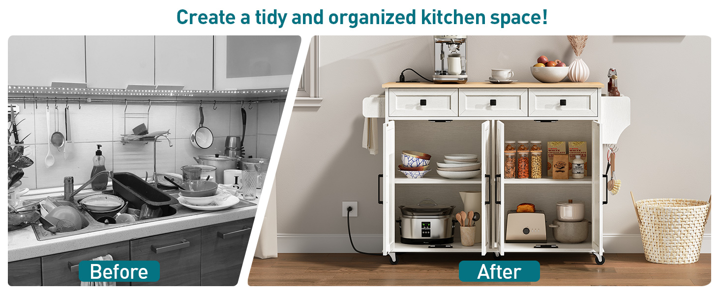 kitchen rolling cart