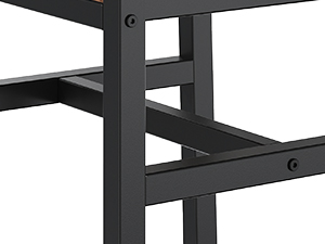 7-Piece Dining Table Set, Extendable & Foldable Dining Table with 6 Chairs, Industrial-Style Kitchen Dining Set Equipped with Storage Shelf, Metal-Frame Furniture for Dining Room, Rustic Brown & Black Finish